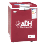 ADH 150L Chest Freezer White/blue /silver