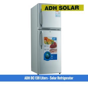 ADH Solar 168 Liters Double Door Refrigerator