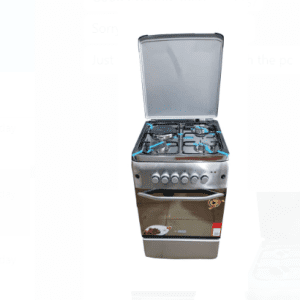 Blueflame Cooker 3gas burners and 1 electric plate, Stainless steel C5031E