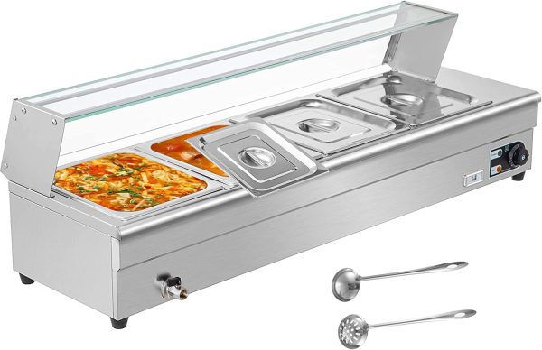 Bain Marie Stainless Steel 4pans