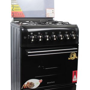 BlueFlame cooker S6031EFRP – B 60x60cm, 3 gas burners and 1 electric hot plate