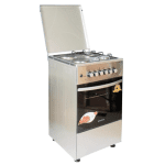 Blueflame Cooker C5022E – I 50x50cm 2gas burners and 2 electric plates, Stainless steel (Inox)