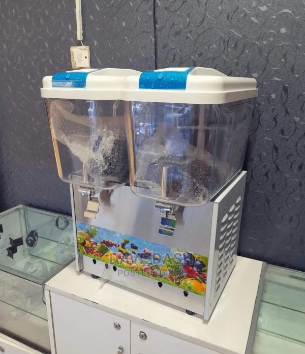 Commercial Double Juice Dispenser Snow White1