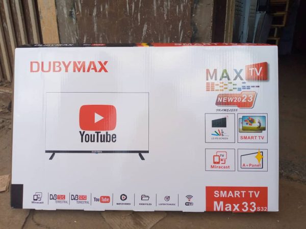 Dubymax 32inch Android Smart HD Digital TV – Black