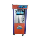 3 Levers Free Standing Ice Cream Maker Machine Big – Silver