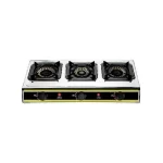 Iqra Gas Stove Three Burner Auto Ignition IQ-GS3BSS