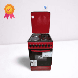 Super chef Besto Cooker 2 Gas Burner + 2 Hot Plate – Red