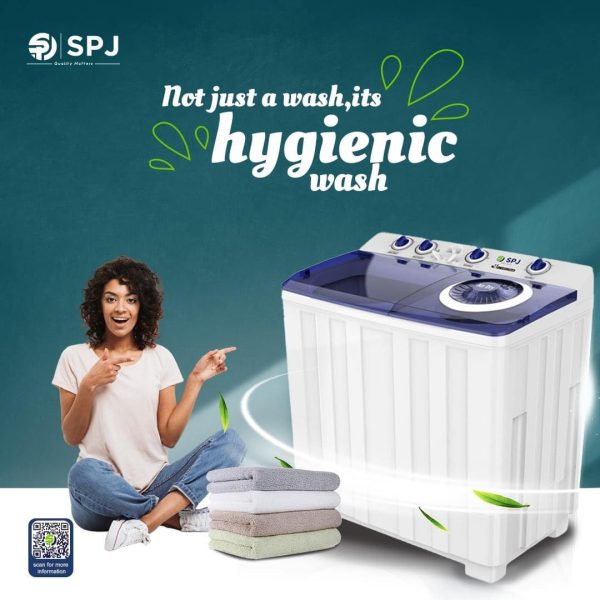 SPJ 13KG Washing Machine – Twin Tub