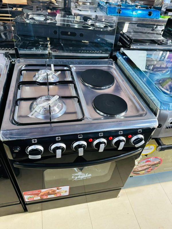 Style 2Gas 2Electric Cooker With Dual Oven