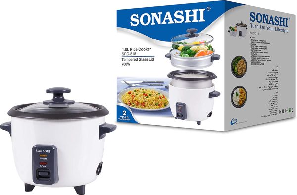 Sonashi 1.8Litres Rice Cooker SRC-318.