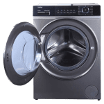 Haier 8 kg Fully Automatic Front washing machine.