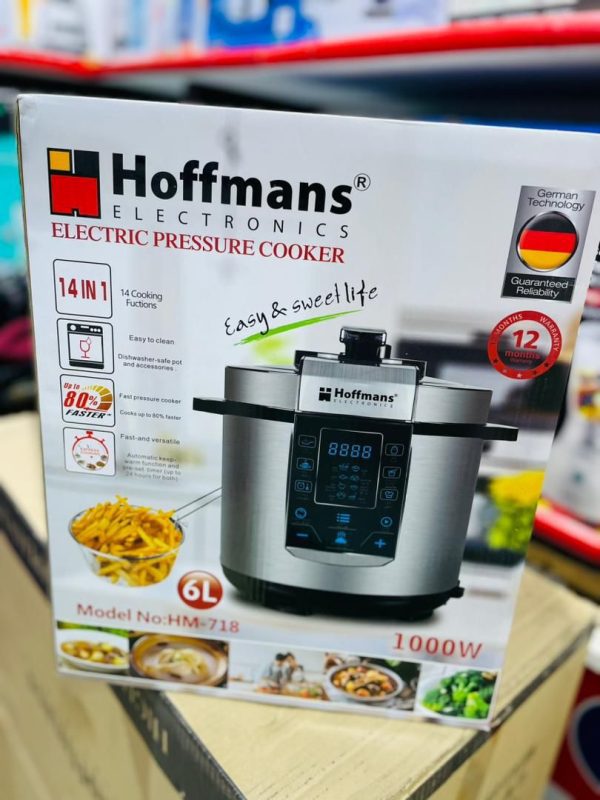 Hoffmans Electric Pressure Cooker 6Litres