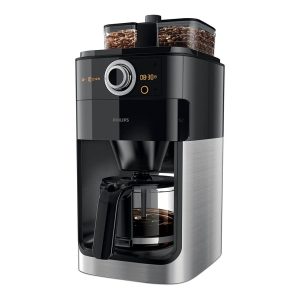 Phillips Grind & Brew Coffee maker. Great coffee starts with freshly-ground beans. integrated bean grinder for freshly ground coffee