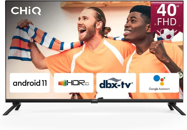 Chiq 40 Inch Frameless Android Smart Led TV.