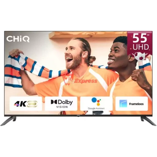 Chiq 55 Inch 4k UHD Smart Andriod 9.0 TV.