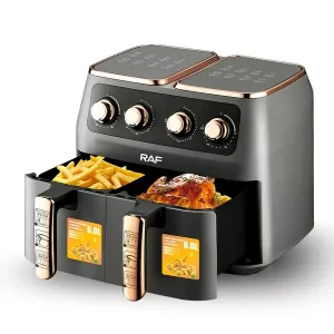 RAF 12L Air Fryer With 2 Independent Baskets R5236.