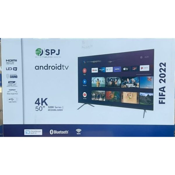 PJ 50 Inch 4K Ultra HD Android Smart Tv