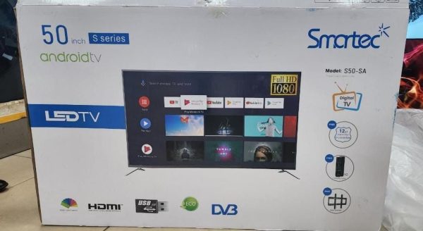 Smartec 50 Inch Android Smart HD LED Digital Frameless TV.
