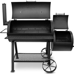 Charcoal Grill Offset Smoker.