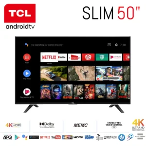 TCL 50inch Smart UHD 4K With HDR Google Frameless TV