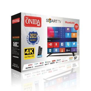 Onida 50 Inch Frameless Ultra HD Android 11 Smart TV