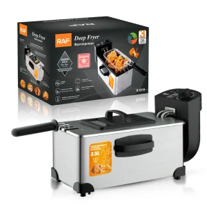 RAF 3.5 Litres Electric Stainless Steel Deep Fryer