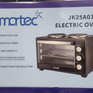 Smartec 25litres Electric Mini Oven With Hotplates JK25A01-H