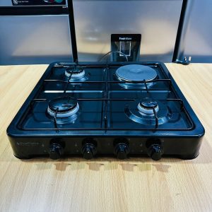 Blueflame Cooktop 3 Gas 1 Electric Black