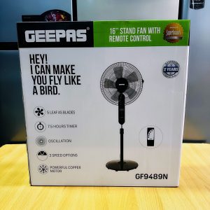 Geepas 16 Stand Fan with Remote Control