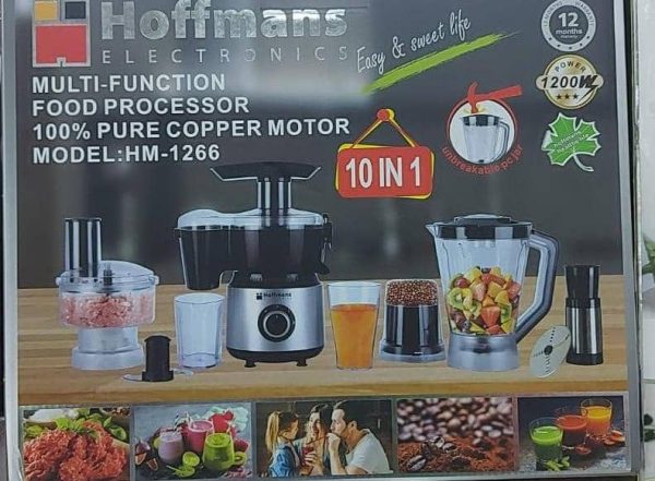 Hoffmans 10 In1 Juicer Blender Extractor Mincer Food Processor