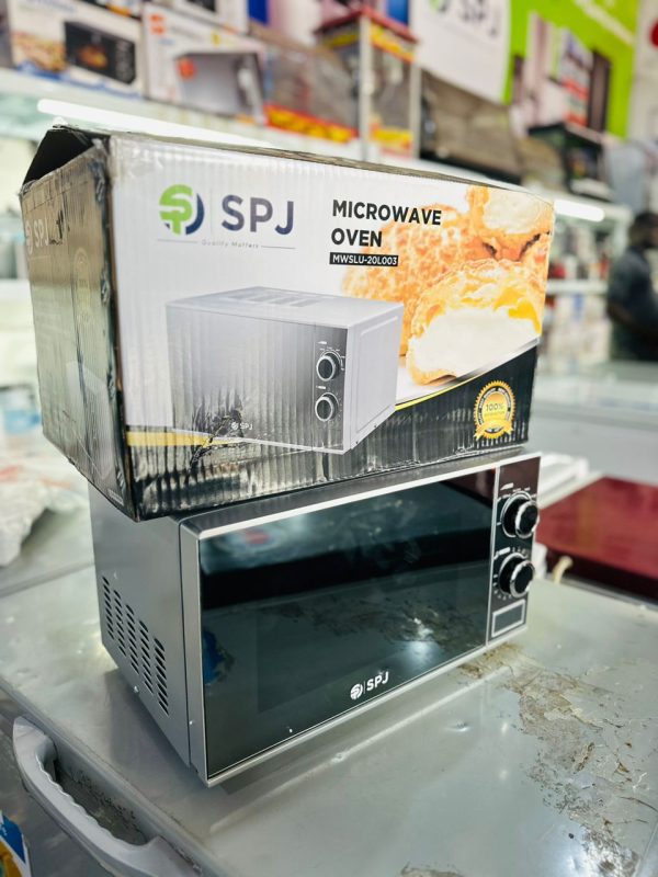 SPJ 20L Microwave Oven - Black & Silver