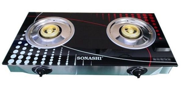 Sonashi 2 Burner Cooktop With Glass Top