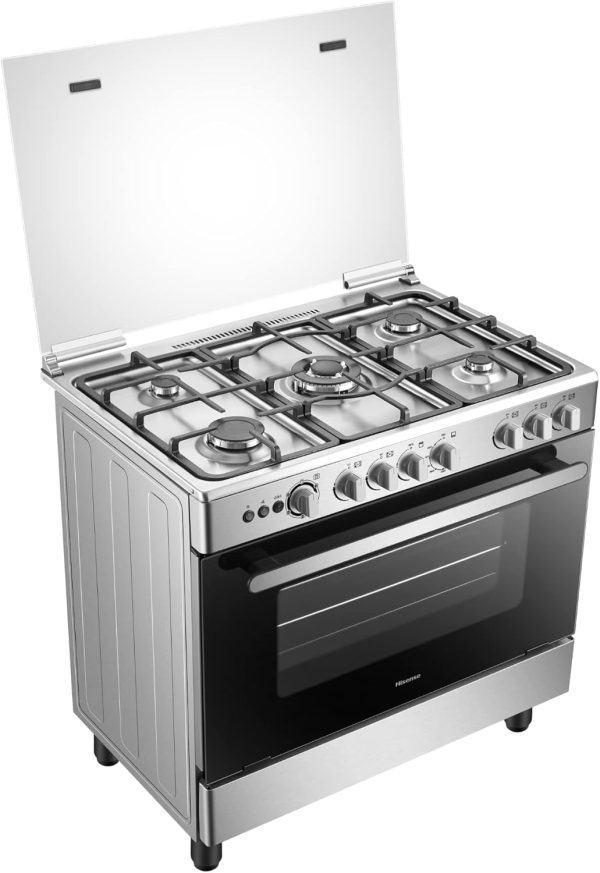 Hisense Gas Cooker 90cmx60cm HFS905GES