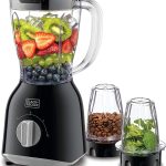 Black+Decker 400W 1.0L Blender with Grinder Black - BX365E-B5