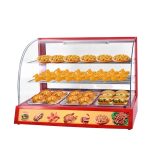 Commercial Food Display Warmer Red