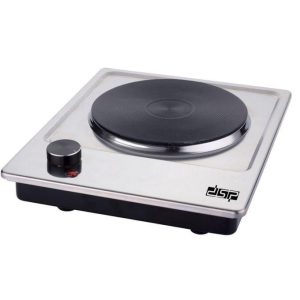 DSP Electric Cast-Iron Single Burner Hot Plate - Silver