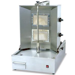 Gas Commercial Shawarma Machine 2 Burners.