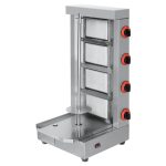 Gas Commercial Shawarma Machine 4 Burners.