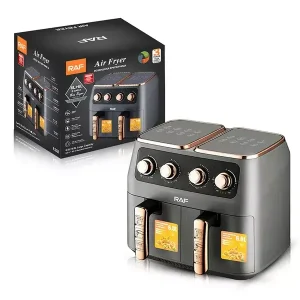 RAF 12L Air Fryer With 2 Independent Baskets R5236