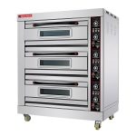 Commercial Electric Baking Oven – Triple Deck -6 TRAYS