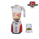 Electro Masters EM-BL-1359 Superficient Electric Blender With Grinder Mill - White,Red