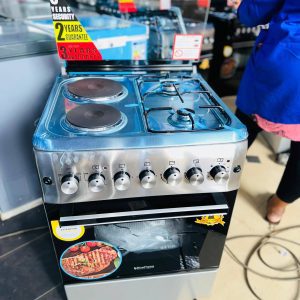 BlueFlame Cooker 2Gas Burners 2Electric Plates S6022ER–IP 60x60cm