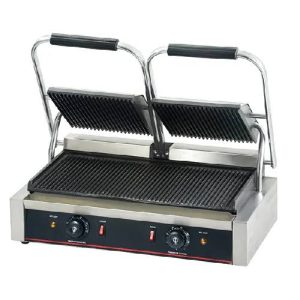 Commercial Double Sandwich Maker Grill Machine