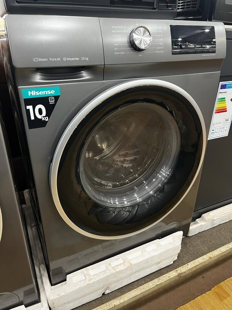 Hisense 10Kg Front Loading Washing Machine.