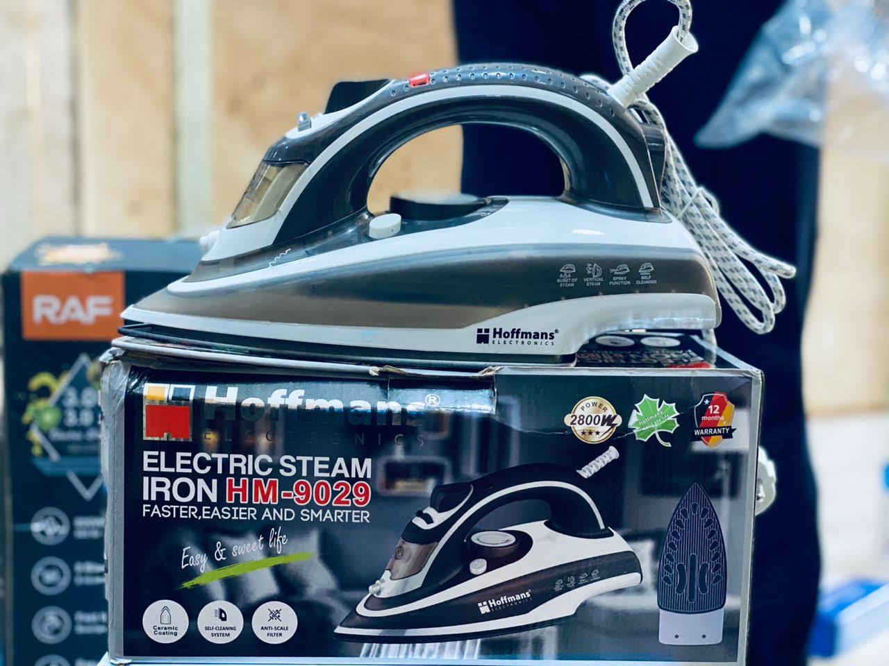 Hoffmans Steam And Dry Flat Iron HM9029