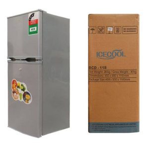 Ice Cool 118Litres Double Door Fridge
