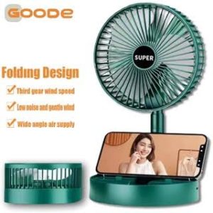Portable USB Rechargeable Folding Fan