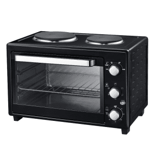 Smartec 38litres Electric Mini Oven With Hotplates JK38A02-H