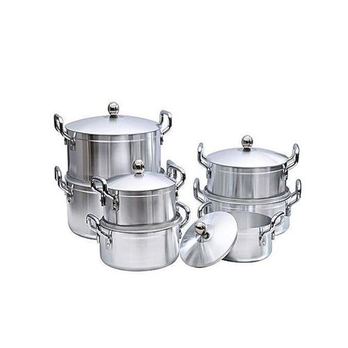 7 Piece Heavy Stainless Steel Saucepans
